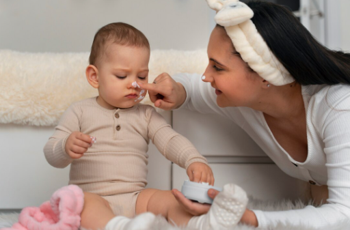 Tips Agar Si Kecil Terhindar dari Kulit Muka Kering pada Bayi